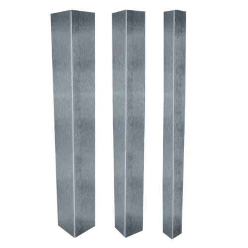 GLM-CGSS18G42 - Corner Guard - 2 Inch x 2 Inch - 18 Gauge - 4ft - Stainless Steel Finish
